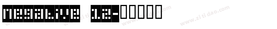 Negative 12字体转换